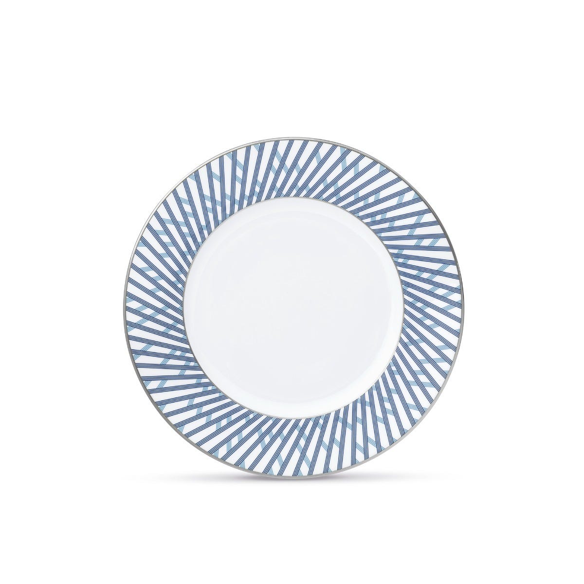 Graphic Blue Salad Plate