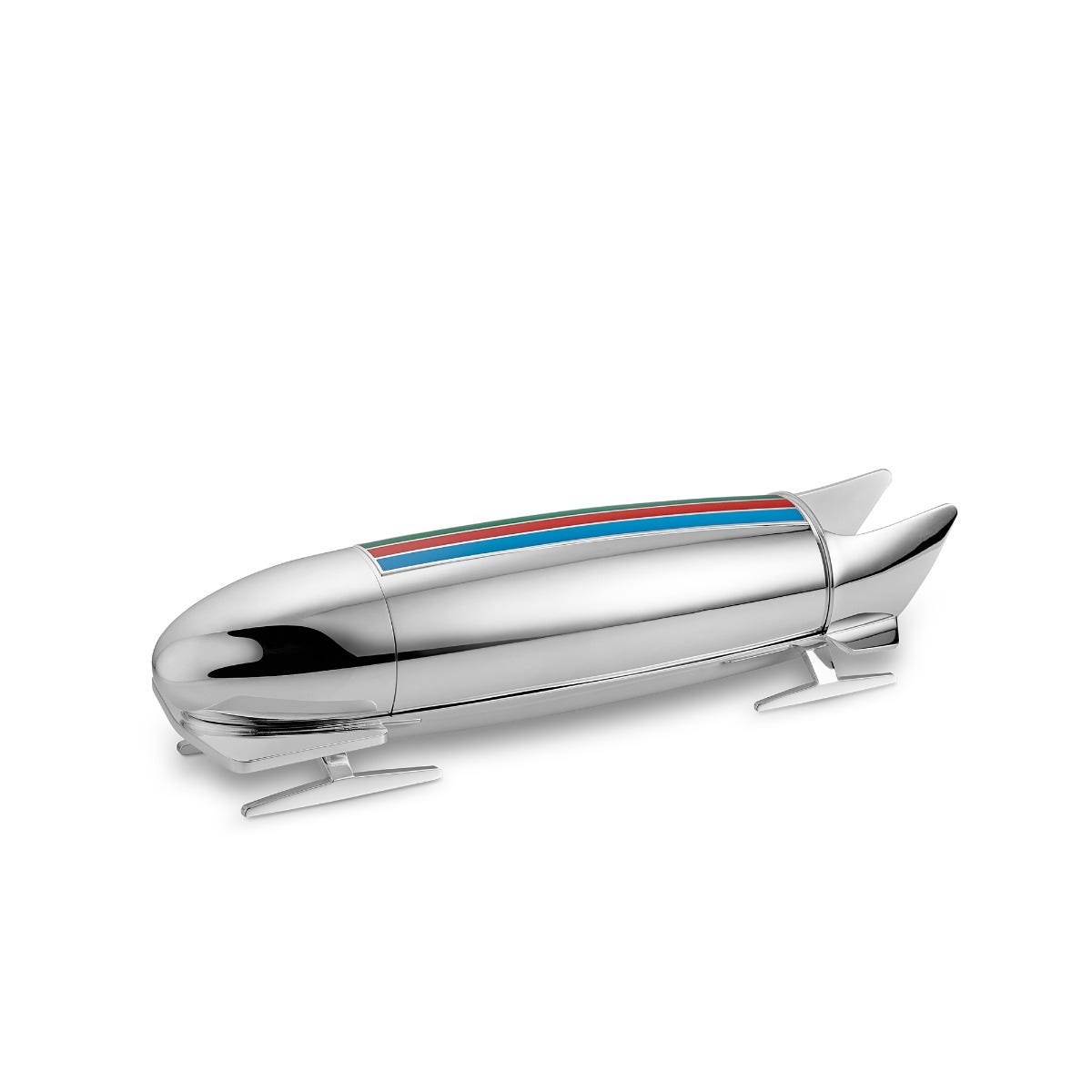 Bobsleigh Cocktail Shaker, Silver