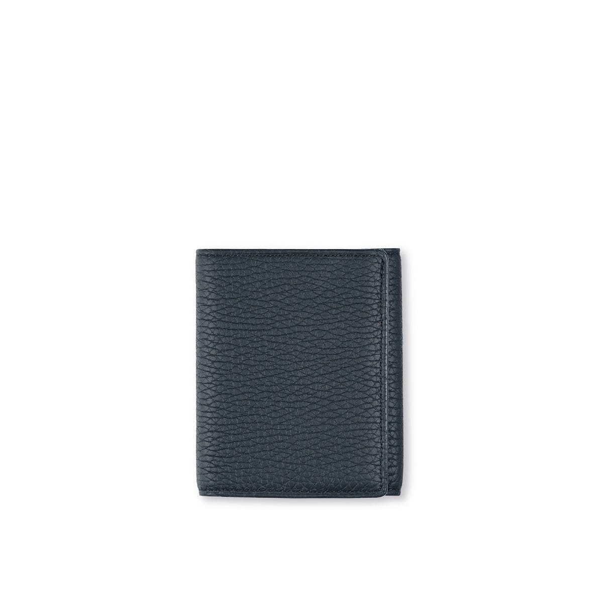 GMT Trifold Wallet in Soft Grain Leather
